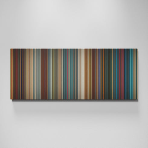Birds of Prey: And the Fantabulous Emancipation of One Harley Quinn movie canvas wall art - color palette print