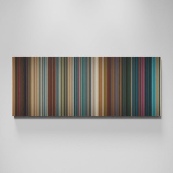 Birds of Prey: And the Fantabulous Emancipation of One Harley Quinn movie canvas wall art - color palette print