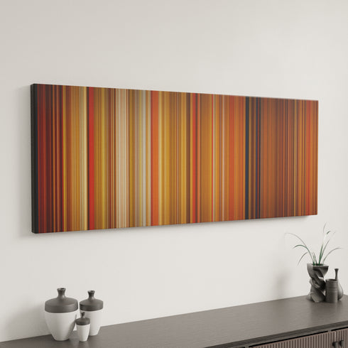 Do the Right Thing canvas art in modern interior - movie color palette