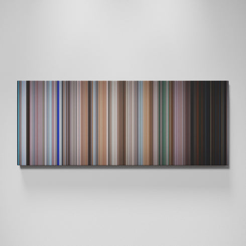 Elf movie canvas wall art - color palette print