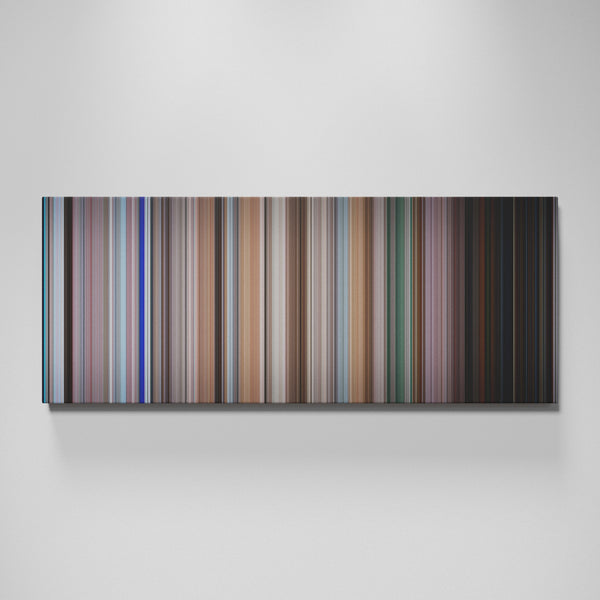 Elf movie canvas wall art - color palette print