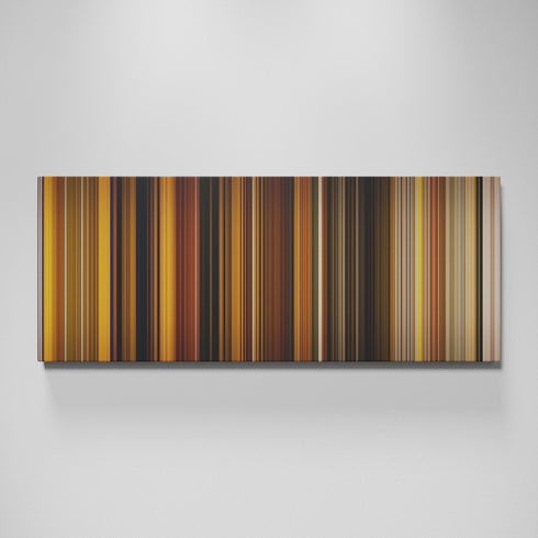 Fantastic Mr Fox movie canvas wall art - color palette print