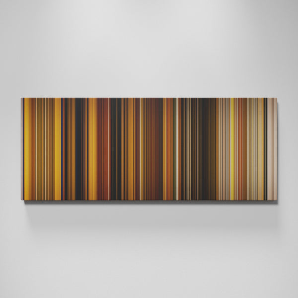 Fantastic Mr Fox movie canvas wall art - color palette print