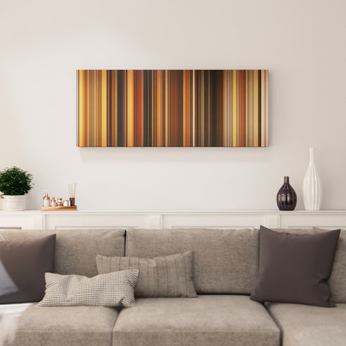 Fantastic Mr Fox canvas print in living room - film wall decor