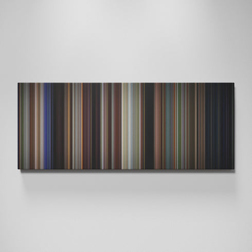 Fear movie canvas wall art - color palette print