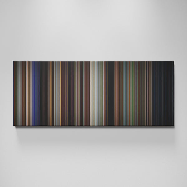 Fear movie canvas wall art - color palette print