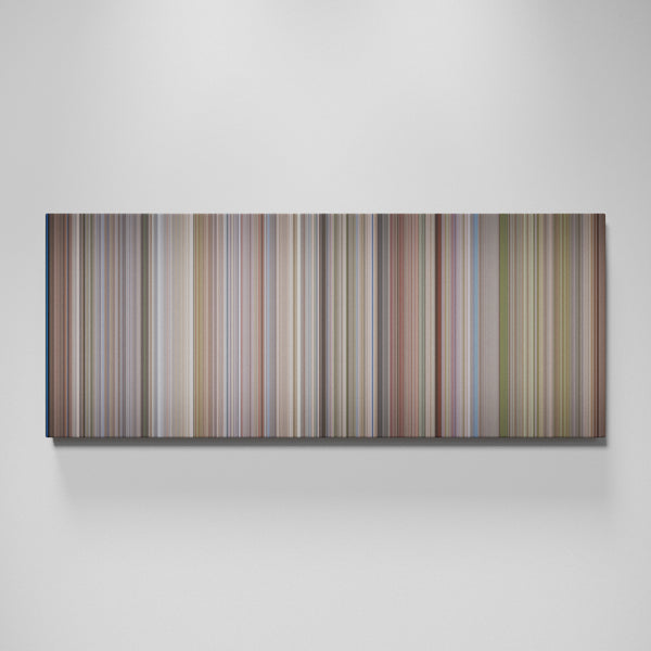 Ferris Bueller's Day Off movie canvas wall art - color palette print