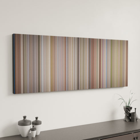 Ferris Bueller's Day Off canvas art in modern interior - movie color palette