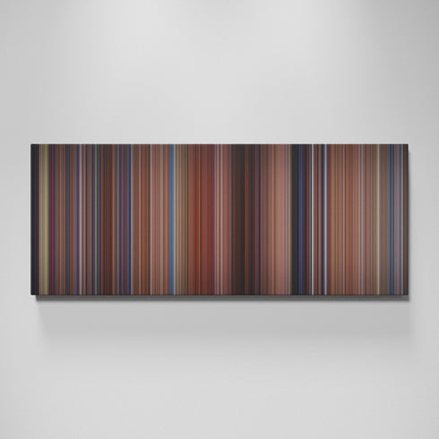 Hook movie canvas wall art - color palette print