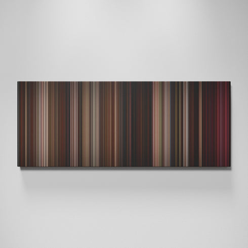 Rocky movie canvas wall art - color palette print