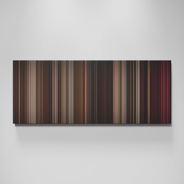 Rocky movie canvas wall art - color palette print