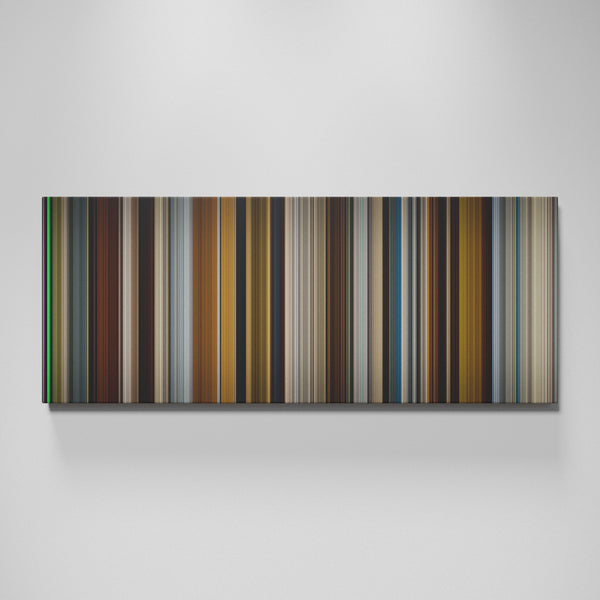 In Time movie canvas wall art - color palette print