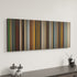 In Time canvas art in modern interior - movie color palette