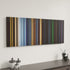 Pitch Black canvas art in modern interior - movie color palette