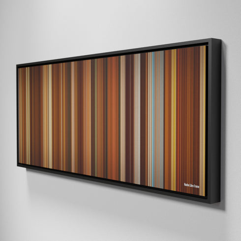 Side view of Framed Buff's of Nacho Libre Frome on the wall