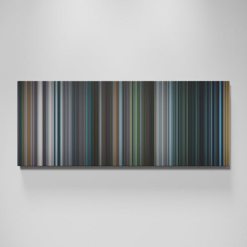 I, Robot movie canvas wall art - color palette print