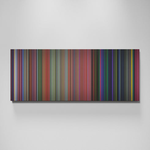 Sleeping Beauty movie canvas wall art - color palette print