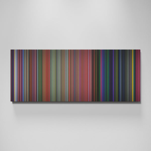 Sleeping Beauty movie canvas wall art - color palette print