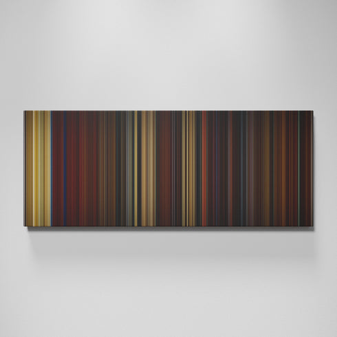 Nick and Norah's Infinite Playlist movie canvas wall art - color palette print