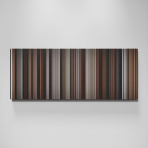 American Psycho movie canvas wall art - color palette print