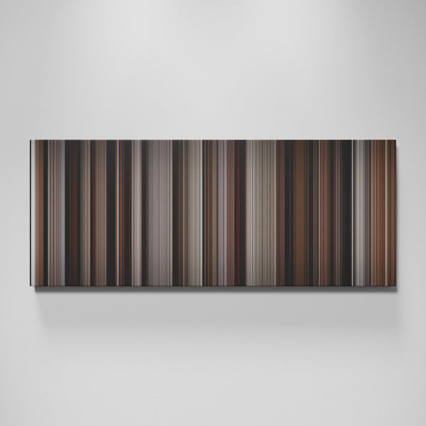 American Psycho movie canvas wall art - color palette print