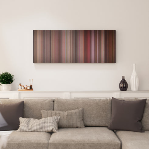 Breakfast at Tiffany's canvas print in living room - film wall decor