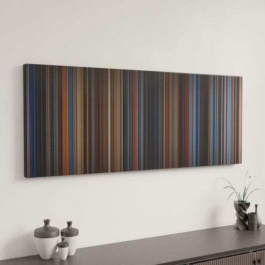 Minimal interior design with Captain America: The First Avenger Frome on the wall