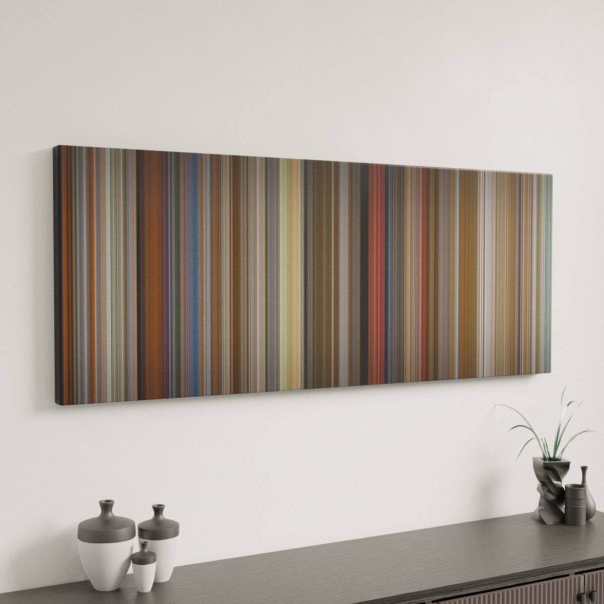 Good Will Hunting canvas art in modern interior - movie color palette