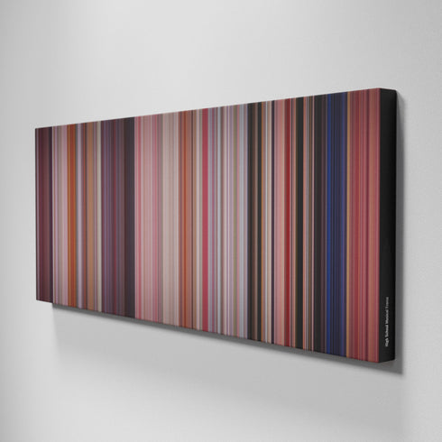 Side view of Buff's of High School Musical Frome on the wall