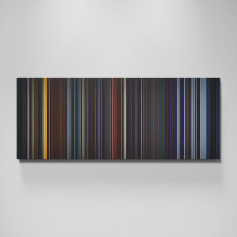 Star Trek II: The Wrath of Khan movie canvas wall art - color palette print