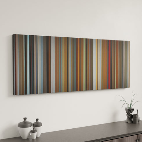 The Aviator canvas art in modern interior - movie color palette