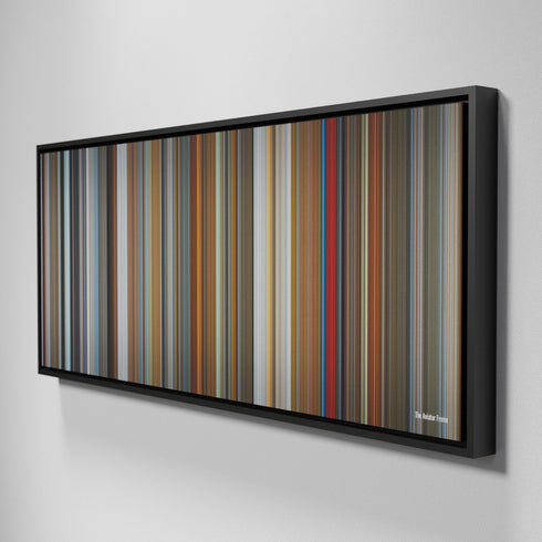 Side view of Framed Buff's of The Aviator Frome on the wall