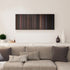 The Crow canvas print in living room - film wall decor