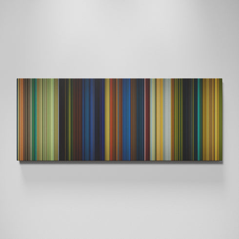 Kung Fu Panda movie canvas wall art - color palette print
