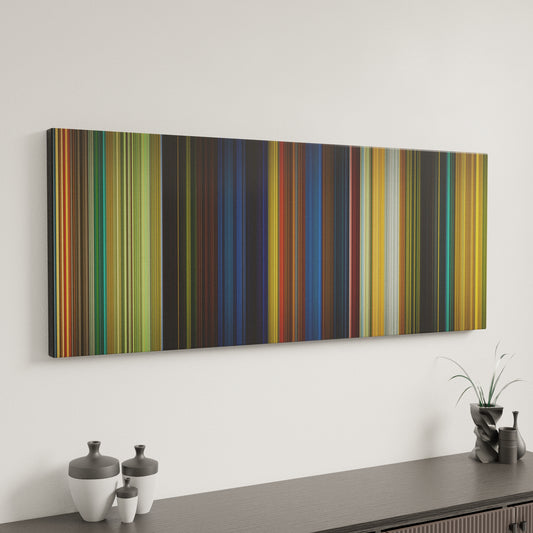 Minimal interior design with Kung Fu Panda Frome on the wall