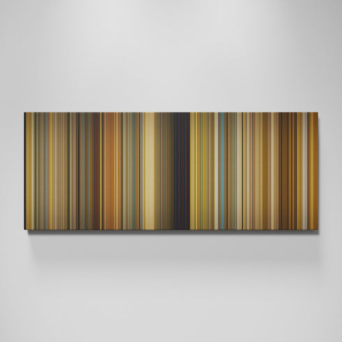 The Darjeeling Limited movie canvas wall art - color palette print