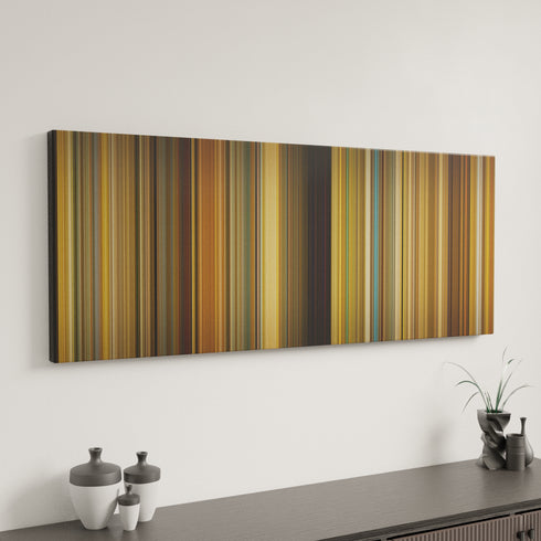 The Darjeeling Limited canvas art in modern interior - movie color palette