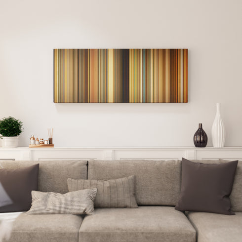 The Darjeeling Limited canvas print in living room - film wall decor