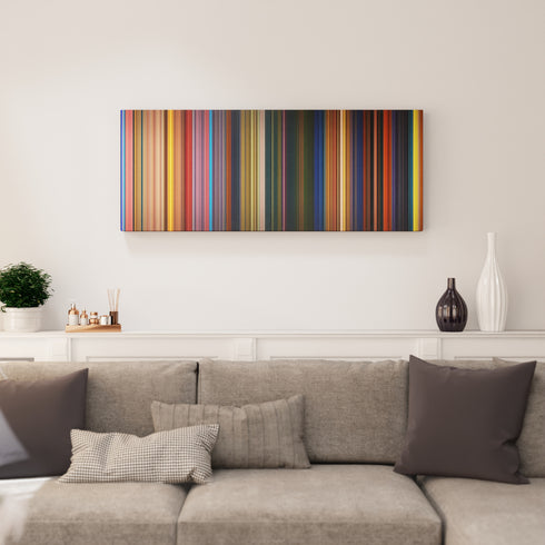 The Princess and the Frog canvas print in living room - film wall decor