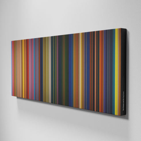 Side view of Buff's of The Princess and the Frog Frome on the wall