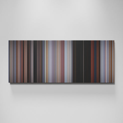 Planes, Trains & Automobiles movie canvas wall art - color palette print