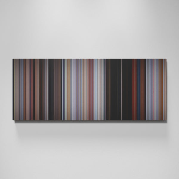 Planes, Trains & Automobiles movie canvas wall art - color palette print