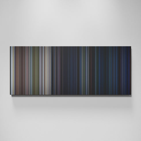 The Lost World: Jurassic Park movie canvas wall art - color palette print