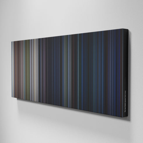 Side view of Buff's of The Lost World: Jurassic Park Frome on the wall