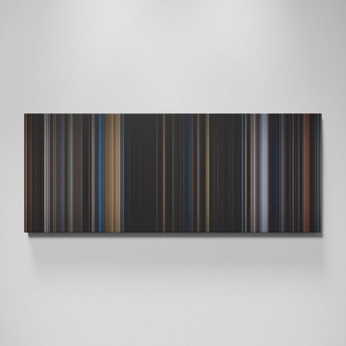 Iron Man 3 movie canvas wall art - color palette print