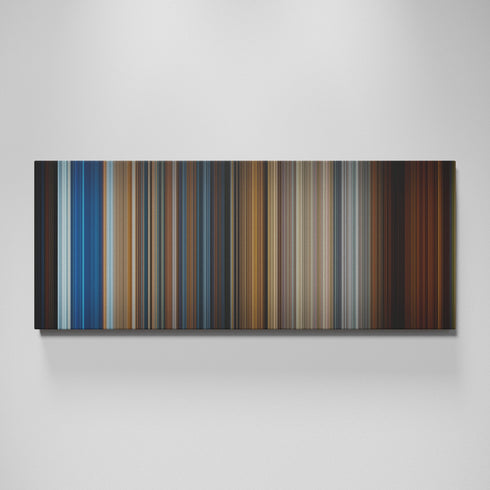 National Treasure movie canvas wall art - color palette print