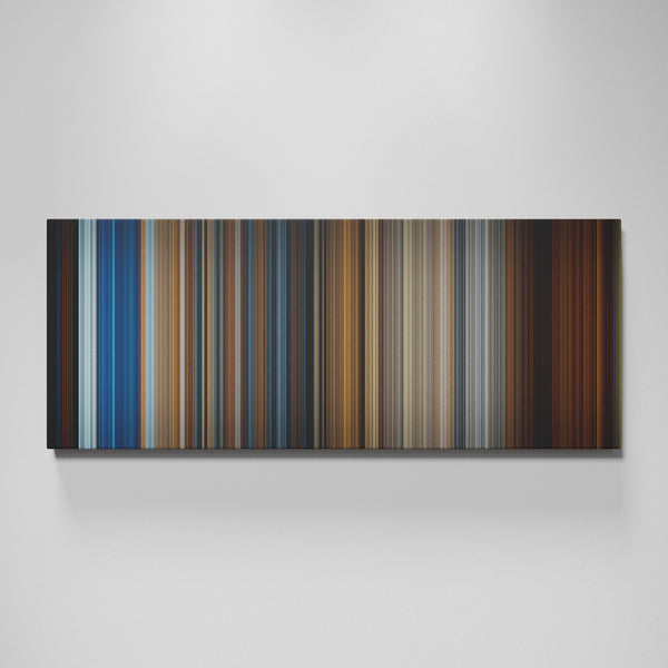 National Treasure movie canvas wall art - color palette print