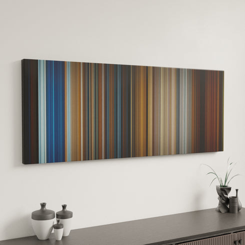 National Treasure canvas art in modern interior - movie color palette