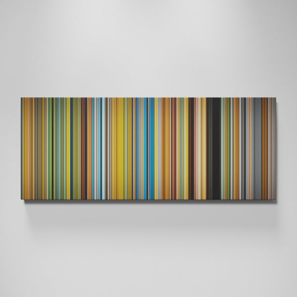 Primer movie canvas wall art - color palette print