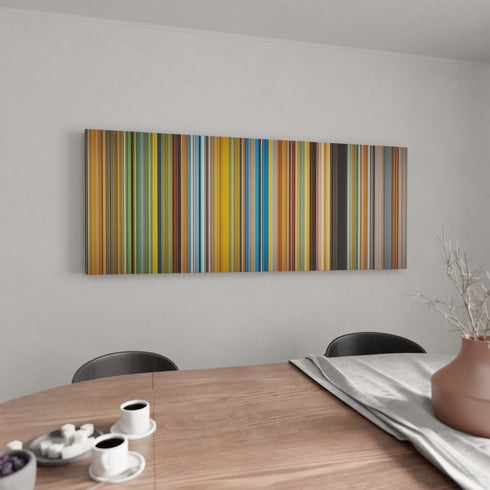 Primer canvas wall art in kitchen - movie decor
